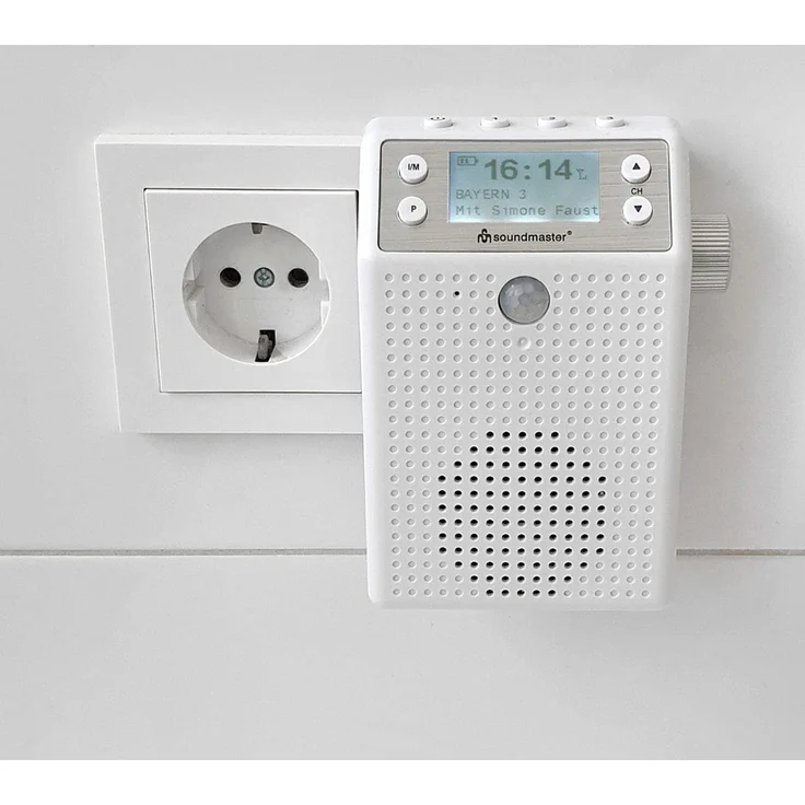 Soundmaster DAB60WE Digitalradio mit Bluetooth, WLAN, LCD-Display, weiß – Bild 2