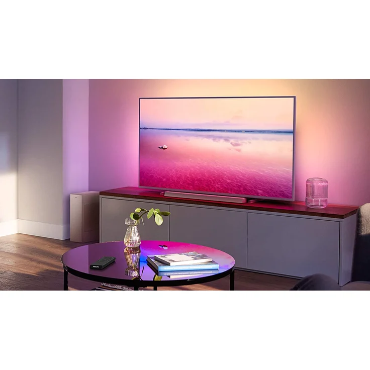 Philips Soundbar TAB6405/10 2.1 Soundbar mit Subwoofer, kabellos, geeignet für TV, silber – Bild 6