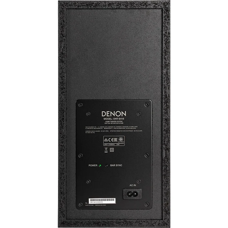Denon DHT-S416H 2.1 Soundbar mit Subwoofer, kabellos/kabelgebunden, geeignet für TV, schwarz – Bild 10