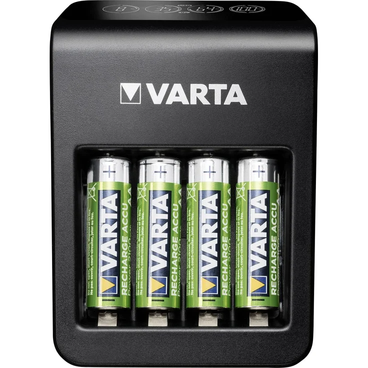 Varta LCD Plug-Plus Rundzellen-Ladegerät inkl. Akkus Mignon (AA), 9V Block – Bild 2