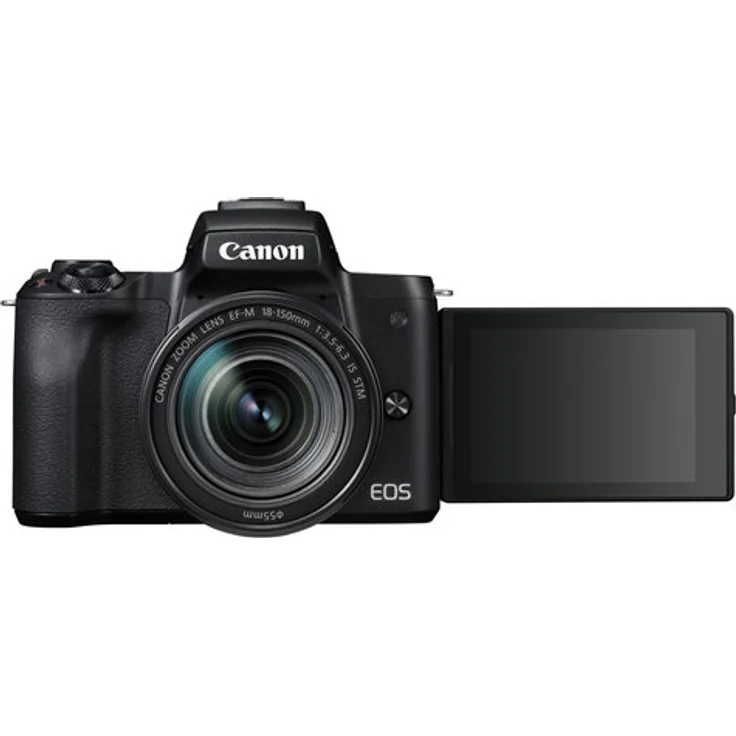 Canon EOS M50 spiegellose Systemkamera mit Objektiv EF-M 18-150mm IS STM (24,1 MP, dreh- und schwenkbares 7,5 cm (3 Zoll) Touchscreen-LCD Display, Digic 8, 4K Video, OLED EVF, WLAN, Bluetooth), schwarz – Bild 3