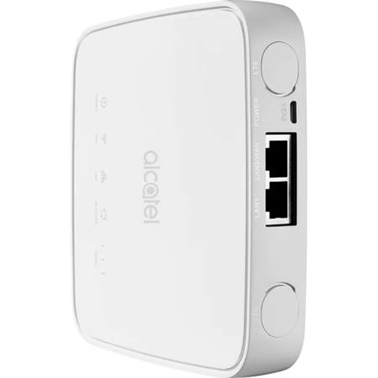 Alcatel HH40 4G-LTE-Router (CAT4 | 150 Mbit-s Download | 50 Mbit-s Upload), WLAN 802.11 b-g-n, Hotspot-Funktion, WPS, 2 x 100 Mbit-s LAN-Port, Weiß – Bild 5