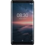 Nokia 8 Sirocco Smartphone 13,97cm Pixel (5,5 Zoll) POLED-Display, 128GB interner Speicher, 6GB RAM, Nano-SIM, Android, Schwarz