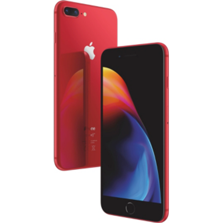 Apple iPhone 8 Plus Smartphone 13,97cm (5,5 Zoll) Retina-Display, 256GB interner Speicher, 3GB RAM, iOS, Rot – Bild 1
