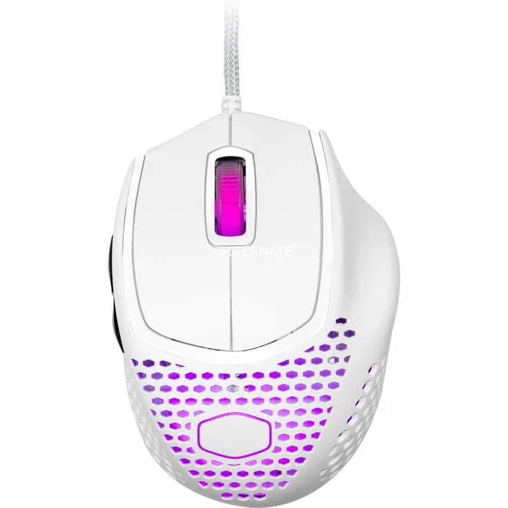 Cooler Master MM720 Gaming-Maus, weiß (matt)