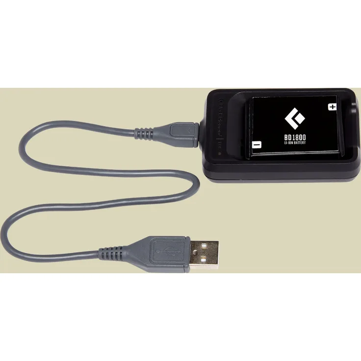 Black Diamond BD1800 Battery & Charger wiederaufladbare Batterie