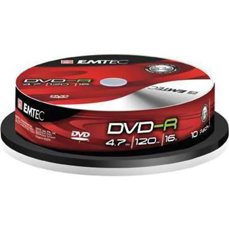Emtec DVD-R 4.7GB 16x, 10er-Pack