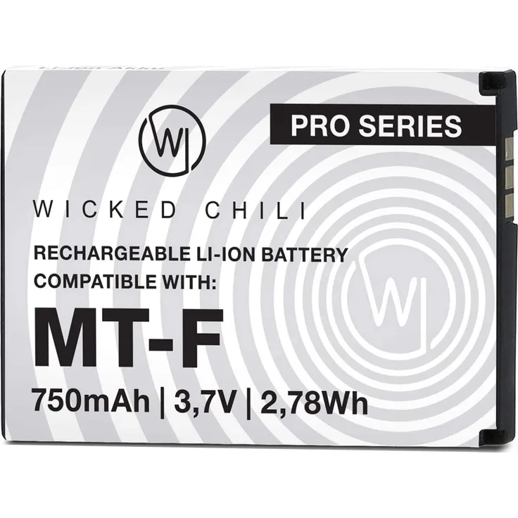 Wicked Chili Akku kompatibel mit AVM Fritz!Fon C5, C4, M2, MT-F, Motorola MOTOFONE F3, EM325, M325, EM25 - Ersatz-Akku für: AVM 312BAT016, 312BAT006, 312BAT006CS-FVM446CL - 750mAh Li-Ion