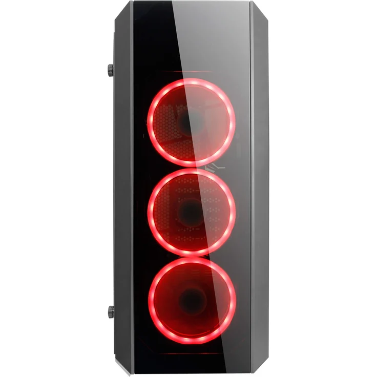 Chieftec GL-02B-OP Scorpion II Tower-Gehäuse, Temperglas – Bild 4