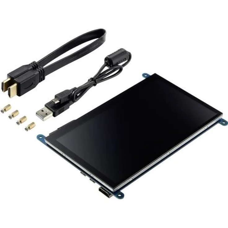 TRU Components Touchscreen-Modul 17.8cm (7 Zoll) 800 x 480 Pixel Passend für: Raspberry Pi, Banana Pi