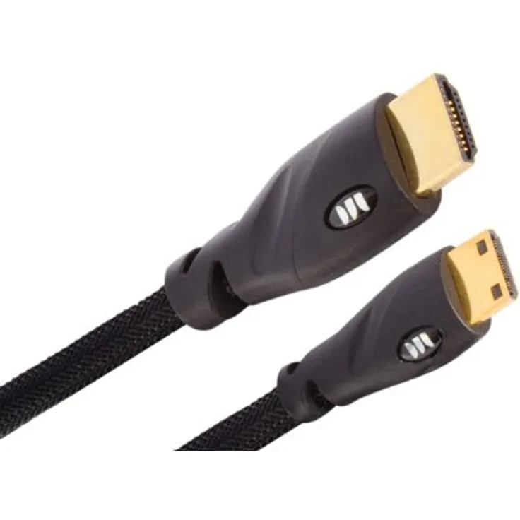 Monster 140326 Advanced Camcorder HDMI Mini auf HDMI Standard (Stecker A auf C) 2m Kabel