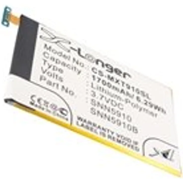 CS Akku 1700mAh / 6.29Wh 3.7V ersetzt Motorola EB20, EB40, SNN5899A, SNN5899, SNN5910, SNN5910B / passend für Motorola Droid Razr XT912, Spyder, Droid Razr XT910, Droid RAZR HD, XT910, MT917, XT910MAXX, MT875, MT887, XT889, MB886, Droid Razr