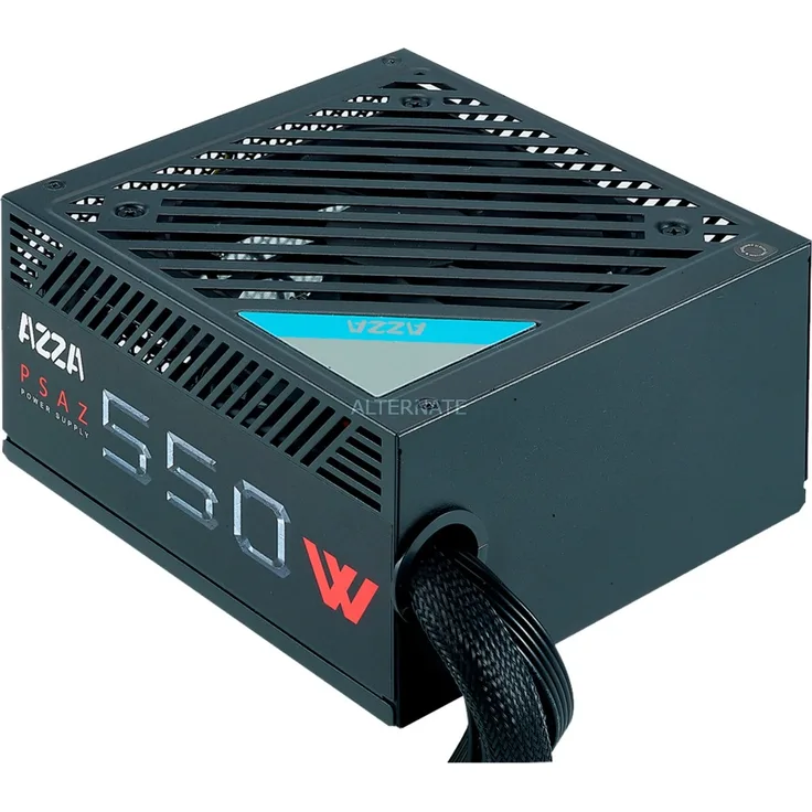 ATX Netzteil AZZA PSAZ 550W 80Plus Bronze 12cm Lüfter, schwarz, 2x PCIe