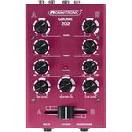 OMNITRONIC Gnome-202 Mini-Mixer rot 2-Kanal-DJ-Mixer