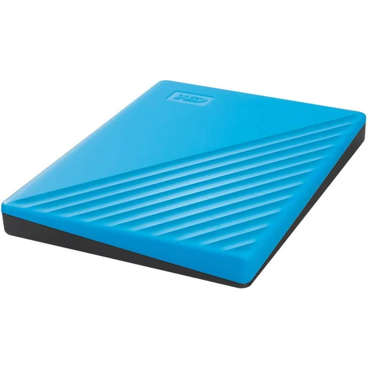 WD My Passport WDBYVG0020BBL - Festplatte - verschlüsselt - 2 TB - extern (tragbar) - USB 3.2 Gen 1 - 256-Bit-AES - Blau (WDBYVG0020BBL-WESN) – Bild 4
