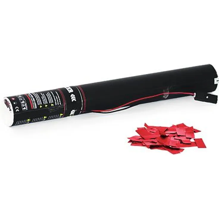 TCM FX Konfetti-Ladung elektrisch 50cm, rot