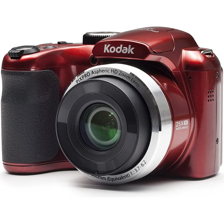 KODAK AZ252 Astro Zoom Bridge Camera Schwarz-Rot (16, 44 MP, optischer Zoom, 25 x LCD-Display, 7 x 6 cm) – Bild 3