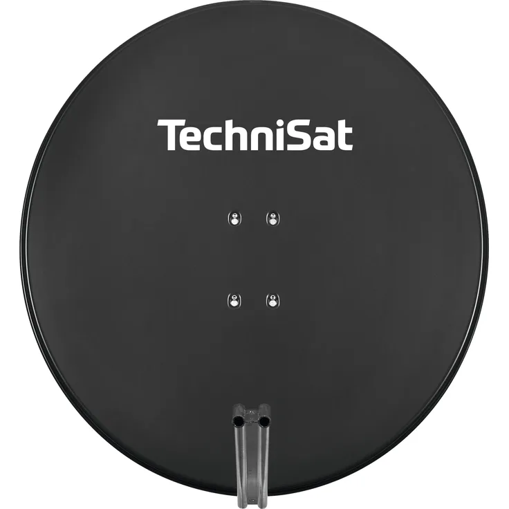 TechniSat Satman 850 PLUS Satellitenschüssel (85 cm Sat Anlage (geeignet für UNYSAT Universal-LNB) grau