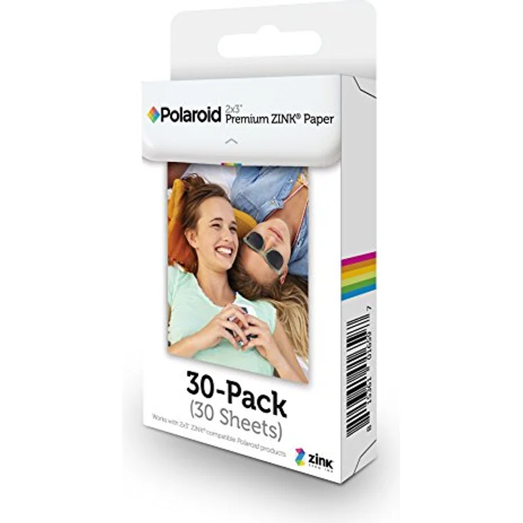 Polaroid 2x3 Zoll Premium ZINK Fotopapier (30 Blatt) - Kompatibel mit Polaroid Snap, Z2300, SocialMatic Sofortbildkameras, Zip Sofortbilddrucker – Bild 2