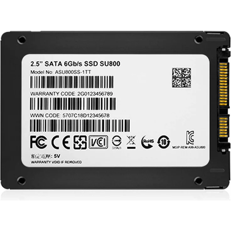 ADATA Ultimate SU800 - Solid-State-Disk - 1 TB - intern - 2.5 Zoll (6.4 cm) - SATA 6Gb/s (ASU800SS-1TT-C) – Bild 3