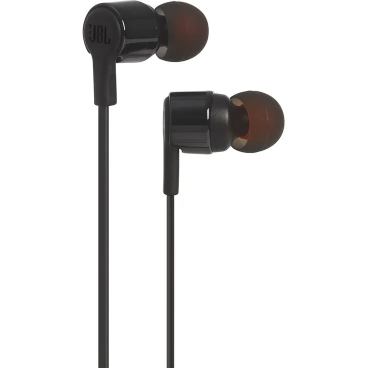 JBL T210 Kompatibel mit Apple und Android Geräten In-Ear Kopfhörer mit Mikrofon, schwarz – Bild 2
