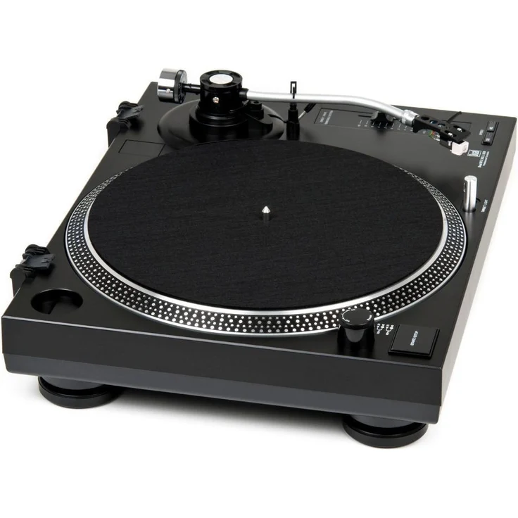 Dual DTJ 301.1 USB DJ-Plattenspieler (33-45 U-min, Pitch-Control, Magnet-Tonabnehmer-System, Nadelbeleuchtung, USB Kabel) schwarz – Bild 2