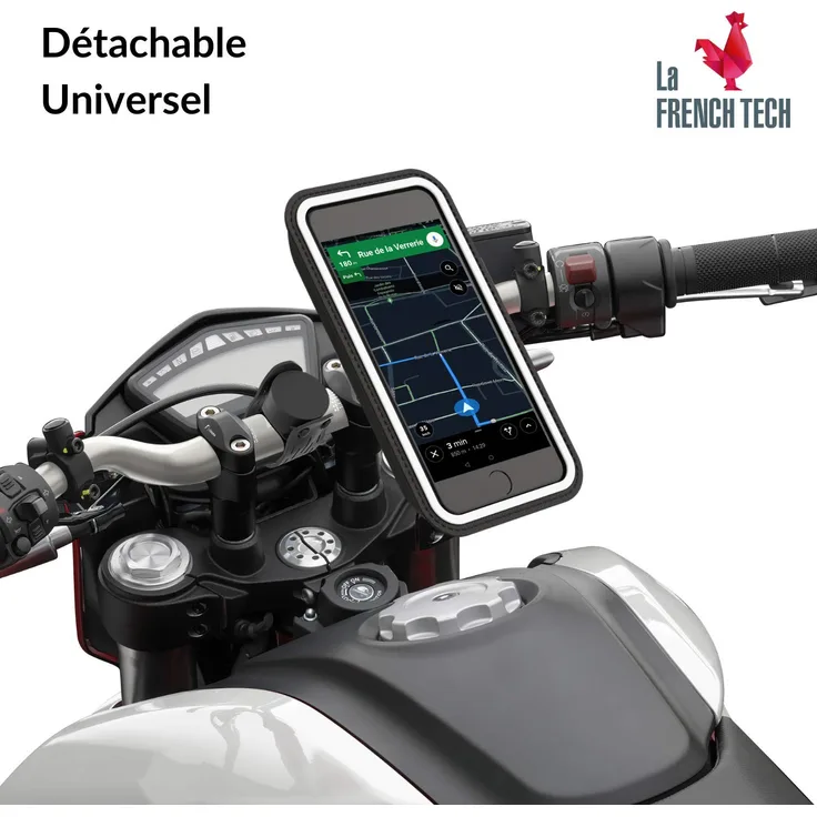 Shapeheart Halterung für Smartphone, Motorrad, magnetisch, Telefon M bis 15 cm