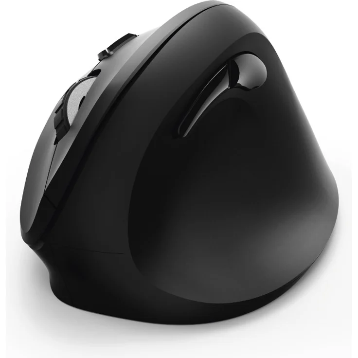 Hama kabellose Maus ergonomisch (Vertikale Maus ohne Kabel für Rechtshänder, Wireless Funk-Maus mit optischem Sensor 1000-1400-1800dpi) schwarz – Bild 3