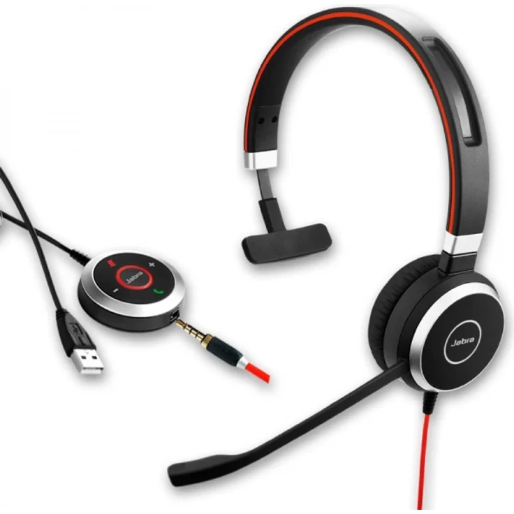 Jabra Evolve 40 Mono-Headset mit 3,5-mm- Klinkenstecker (ohne USB-Controller), optimiert für Unified Communications – Bild 4
