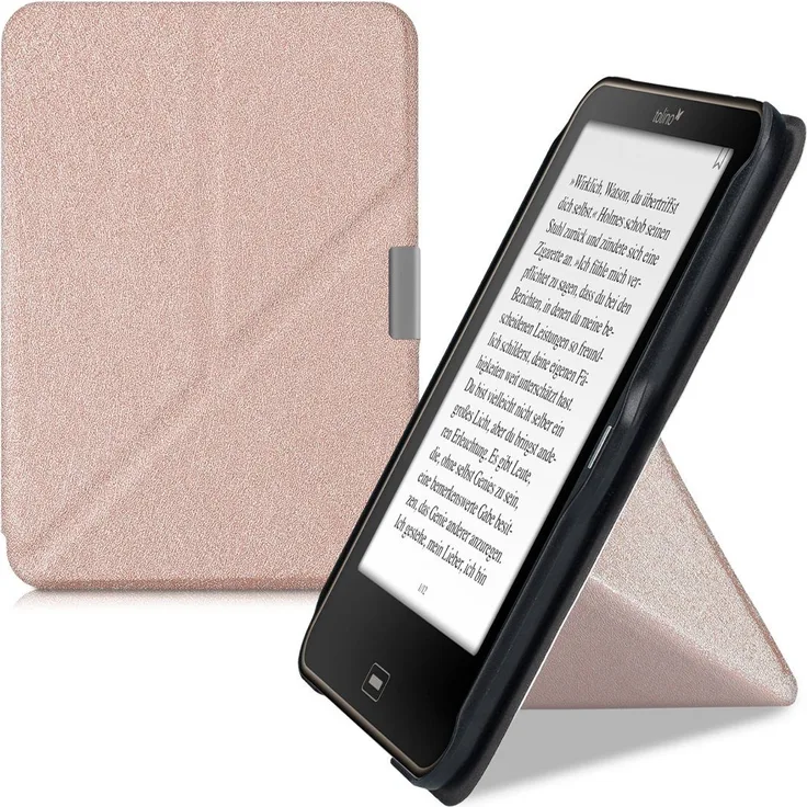 kwmobile E-Reader-Hülle, Hülle für Tolino Vision 1 - 2 - 3 - 4 HD - Kunstleder eReader Schutzhülle - Flip Cover Case