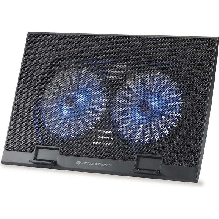 Conceptronic Thana 02B Laptop Cooling Pad, bis 17''-2 Lüfter