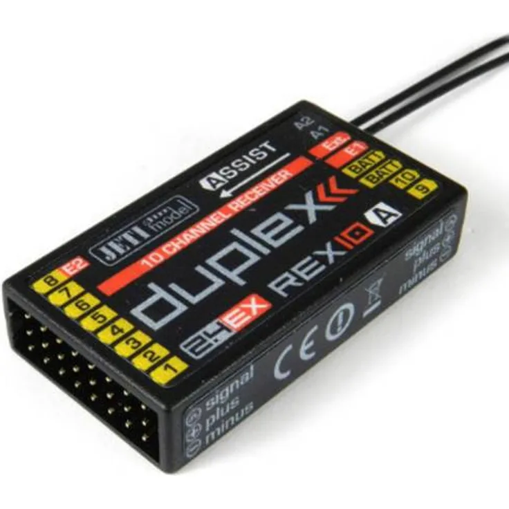 Jeti REX 10 (Assist) 10-Kanal Empfänger 2,4GHz
