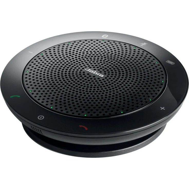 Jabra Speak 510+ MS Konferenzlautsprecher, Microsoft zertifizierter tragbarer Lautsprecher mit Bluetooth Adapter und USB-Anschluss, geeignet für Laptop, Smartphone und Tablet, Konferenzmikrofon, schwarz – Bild 6