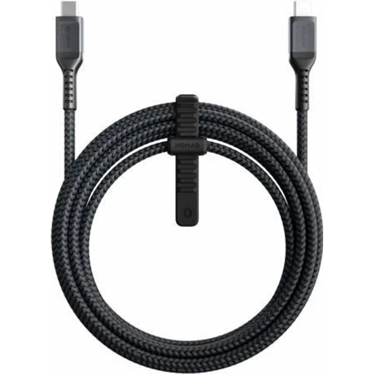Nomad Kevlar USB-C auf USB-C Kabel 3m (nur für Macbook) - Schwarz
