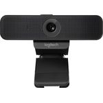 Logitech C925e Business-Webcam, HD 1080p, 78° Blickfeld, Autofokus, RightLight 2 Technologie, Abdeckblende, 2 Stereomikrofone, Für Skype Business, WebEx, Lync, Cisco, PC-Mac - Schwarz (960-001076)