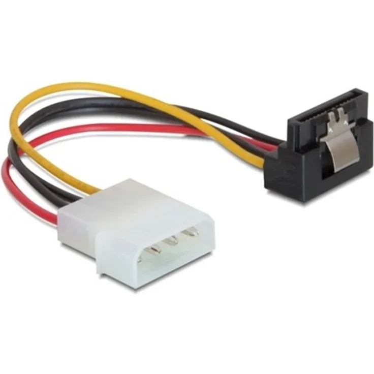 DeLock Adapter Power SATA HDD 90 Grad U->4pin-St Met