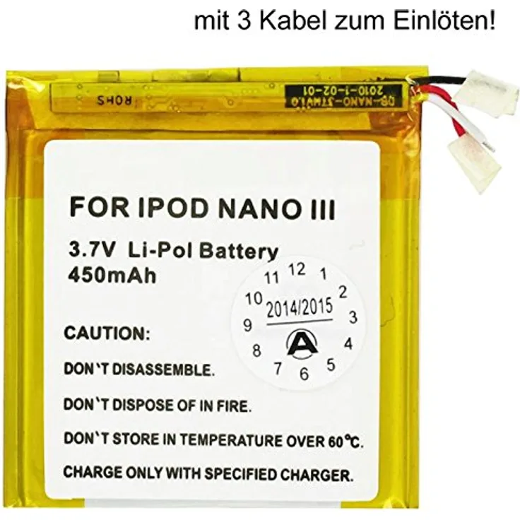 AccuCell Akku passend für Apple iPOD Touch 4G 616-0333 616-0337