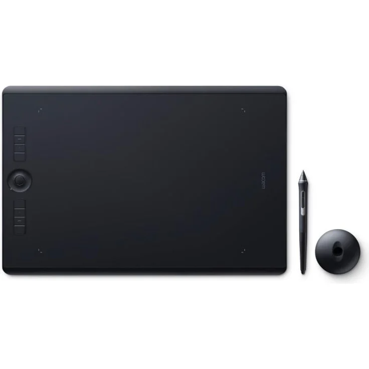 Wacom Intuos Pro Stifttablett Größe L, Grafiktablett (inkl. Wacom Pro Pen 2 Eingabestift mit verschiedenen Spitzen, geeignet für Windows & Apple) – Bild 1