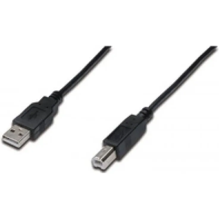 Assmann USB connection cable. type A - B M/M. 1.8m. USB 2.0 suitable. UL. bl (AK-300102-018-S)