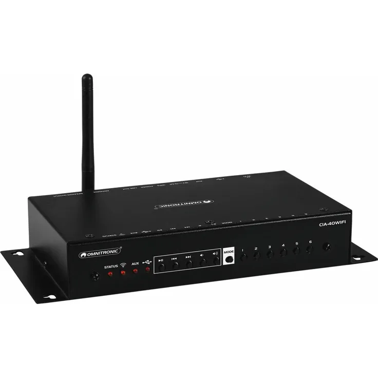 OMNITRONIC CIA-40WIFI WLAN Multiroom Streaming Verstärkersystem