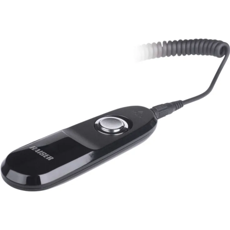 Kaiser Fototechnik 6189 MonoCR-N1 Kabel-Fernauslöser (100-polig) für Nikon D4-D300s-D700-D800 (ersetzt Nikon MC-30) schwarz