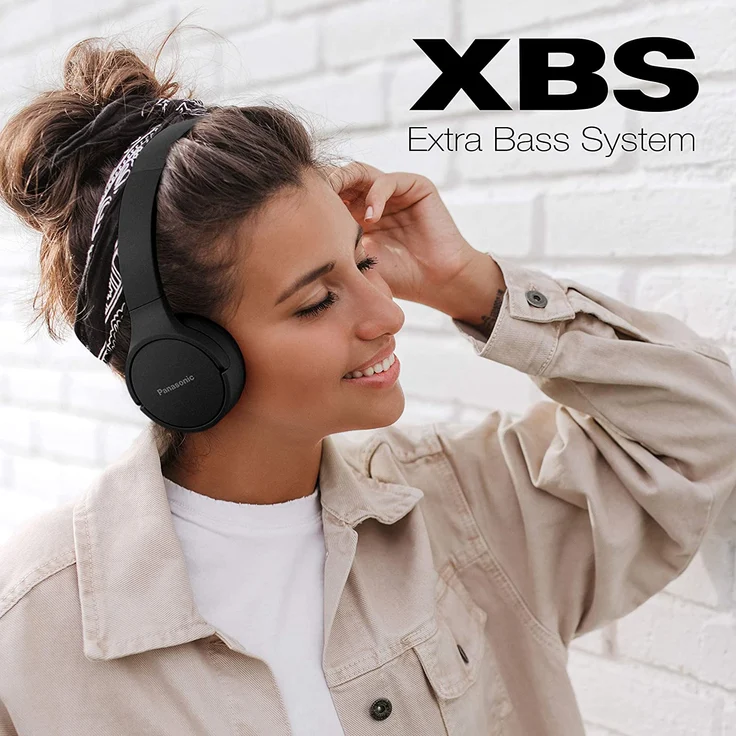 Panasonic RB-HF420B On-Ear-Kopfhörer mit Bluetooth, schwarz – Bild 5