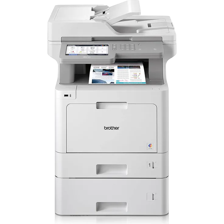 Brother MFC-L9570CDWT (4-in-1) Multifunktionsdrucker - (Laser) Farbe, Druckgeschwindigkeit: 31 s/w, 31 Farbe, Auflösung: 2400 x 600, LAN, NFC, WLAN, AirPrint, Mobile Print, NFC, Cloud Print (MFCL9570CDWTG2)