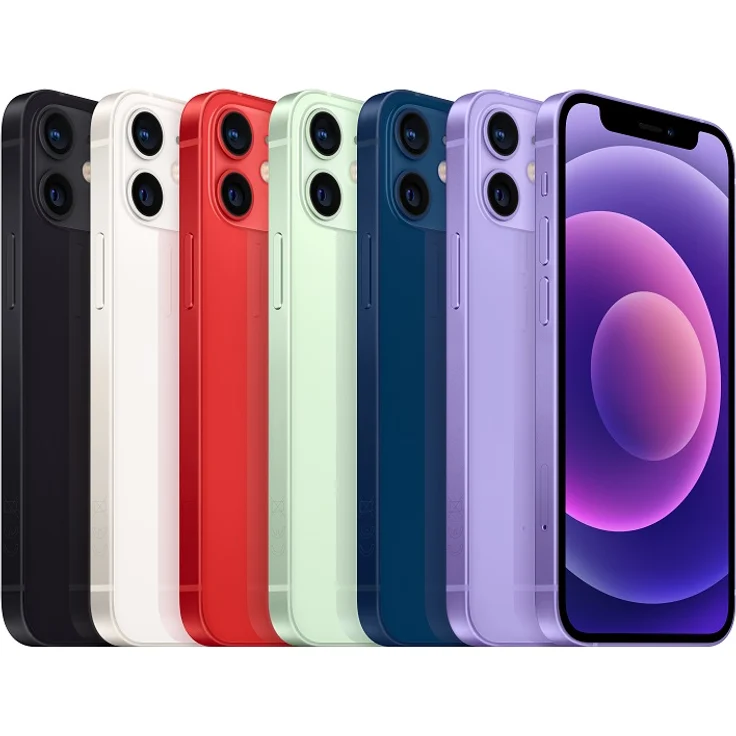 Apple iPhone 12 mini 5G Smartphone 13,72cm (5,4 Zoll) OLED-Display, 64GB interner Speicher, Dual-SIM, iOS, Purple – Bild 2