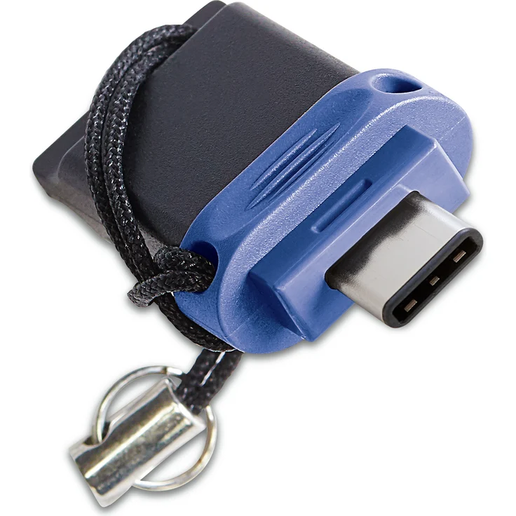 Verbatim Dual Drive USB-Stick 64 GB, mit USB 3.0 - USB Type-C, Speichermedium zur schnellen Datenübertragung, für Laptop und Mobilgerät – Bild 1
