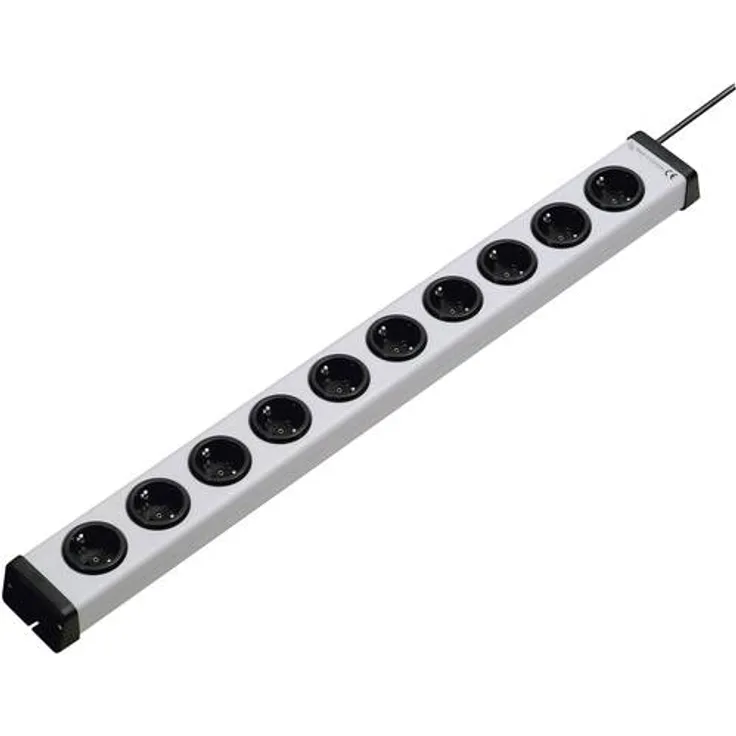 EHMANN 0200x00102301 Steckdosenleiste Universal 10-Fach, 1,5 m Zuleitung