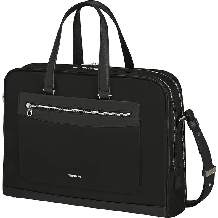 Samsonite Zalia 2.0-15.6 Zoll Laptoptasche, 41 cm, 14.5 L, Schwarz (Black)