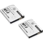 Wicked Chili 2 Stück Akku kompatibel mit AVM Fritz!Fon C5 - C4 - M2 - MT-F-Motorola MOTOFONE F3 - EM325 - M325 - EM25 - Ersatz-Akku für: AVM 312BAT016, 312BAT006, 312BAT006CS-FVM446CL, 750mAh Li-Ion