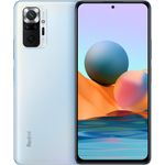 Xiaomi Redmi Note 10 Pro Smartphone 16,94cm (6,67 Zoll) AMOLED-Display, 64GB interner Speicher, 6GB RAM, Dual-SIM, Android, Glacier Blue