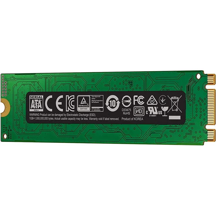 Samsung 860 EVO MZ-N6E2T0BW - Solid-State-Disk - verschlüsselt - 2 TB - intern - M.2 2280 - SATA 6Gb/s - Puffer: 2 GB - 256-Bit-AES - TCG Opal Encryption 2.0 (MZ-N6E2T0BW) – Bild 3